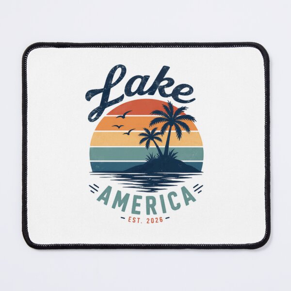 Item preview, Lake America Est 2023 Lake Life Patriotic Vacation designed and sold by RetroMini2026.