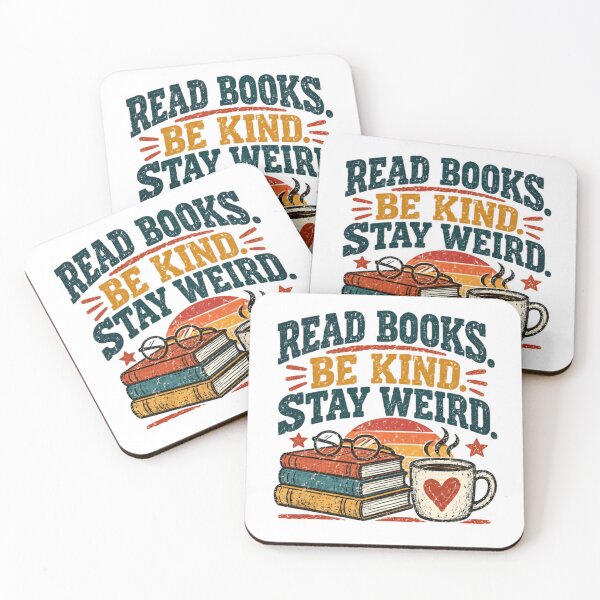 Item preview, Read Books. Be Kind. Stay Weird. Book Lover Reader Kindness Unique Personality designed and sold by JonesFlora2025.