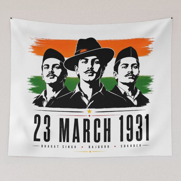 Item preview, Bhagat Singh Rajguru Sukhdev 23 march 1931 designed and sold by pradeepvisuals.