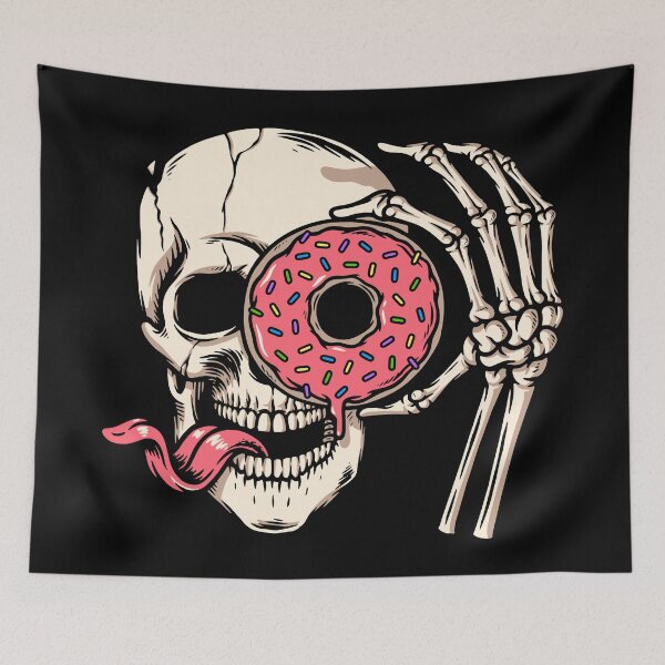 Item preview, Skeleton Donut Monocle designed and sold by Tickety Boo.