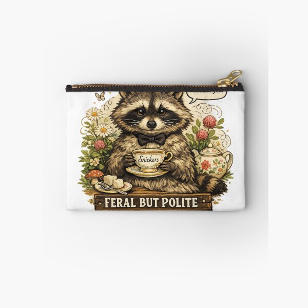 Item preview, Raccoon Having a Refined Tea Moment  designed and sold by Mindful56.