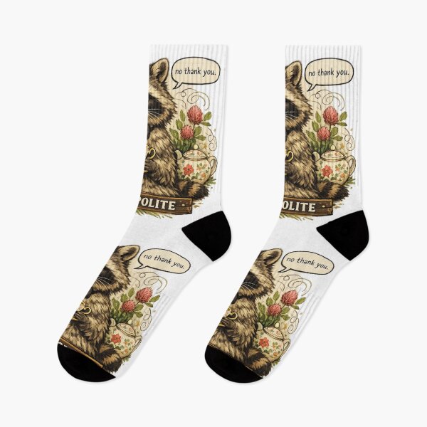 Item preview, Raccoon Having a Refined Tea Moment  designed and sold by Mindful56.
