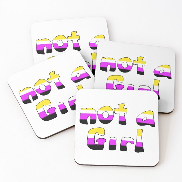 Item preview, Nonbinary not a girl designed and sold by filledesang.