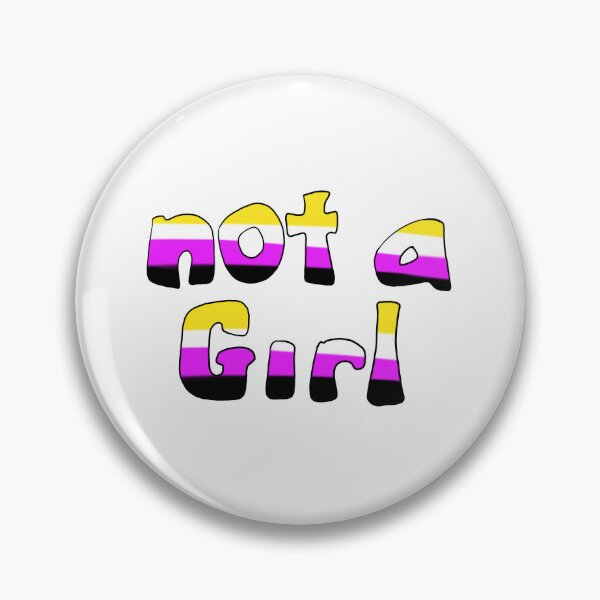 Item preview, Nonbinary not a girl designed and sold by filledesang.