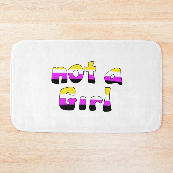 Item preview, Nonbinary not a girl designed and sold by filledesang.