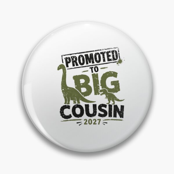 Item preview, Promoted To Big Cousin 2027 Dinosaur New Baby Announcement Family Gift designed and sold by JonesFlora2025.