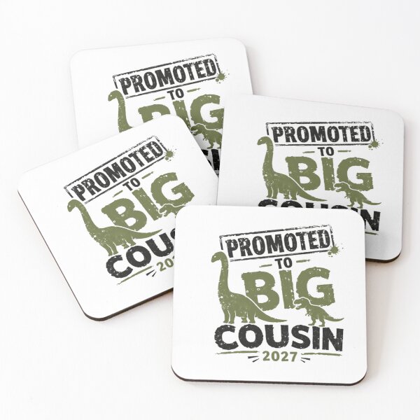 Item preview, Promoted To Big Cousin 2027 Dinosaur New Baby Announcement Family Gift designed and sold by JonesFlora2025.
