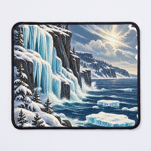 Item preview, Lake Superior Vintage Canadian Wilderness Great Lakes Print designed and sold by PinUpPizzazz.