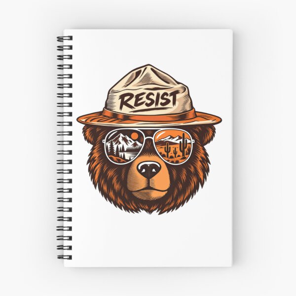 Item preview, Resist National Park Ranger Bear Conservation Activist designed and sold by SkeletonsDanger.