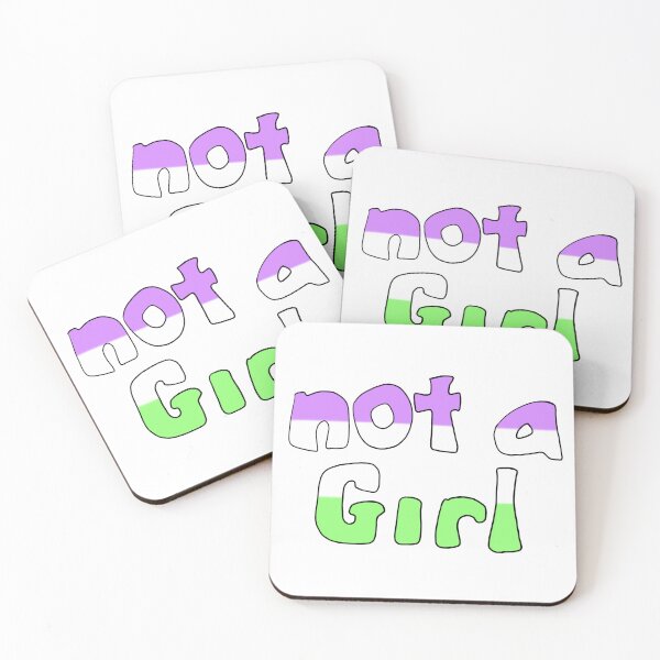 Item preview, Genderqueer not a girl designed and sold by filledesang.