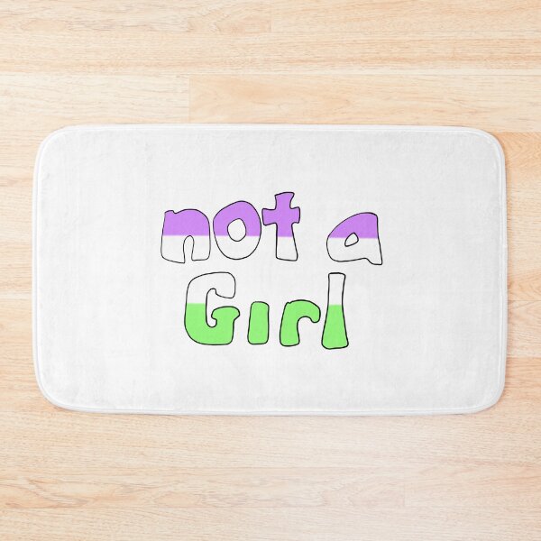 Item preview, Genderqueer not a girl designed and sold by filledesang.