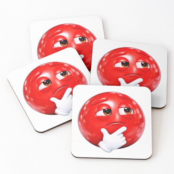 Artikelvorschau, Gedanke Nr. 1: Sammlung roter Emojis entworfen und verkauft von EscapeArtist13.