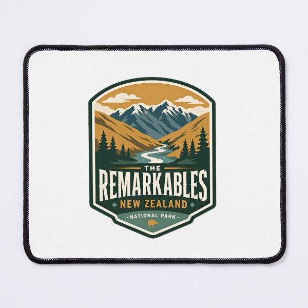 Item preview, The Remarkables New Zealand National Park Hiking Traveler Souvenir designed and sold by Simsimah26Parks.