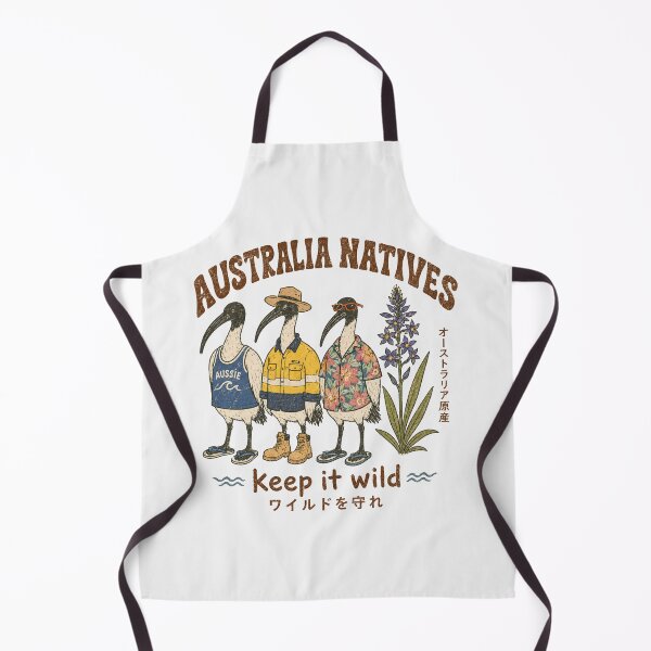 Item preview, Australia Natives Keep It Wild Three Bin Chickens Aussie Tradie Hibiscus Floral designed and sold by Yellowriversss.