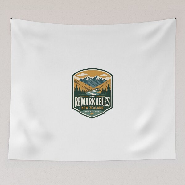 Item preview, The Remarkables New Zealand National Park Hiking Traveler Souvenir designed and sold by Simsimah26Parks.