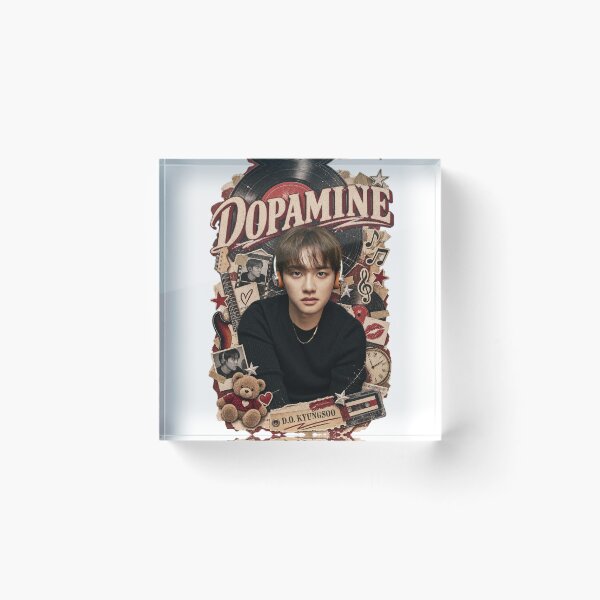 Item preview, D.O Kyungsoo DOPAMINE Retro Vinyl Aesthetic designed and sold by Valeree Store.