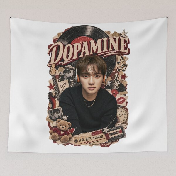 Item preview, D.O Kyungsoo DOPAMINE Retro Vinyl Aesthetic designed and sold by Valeree Store.