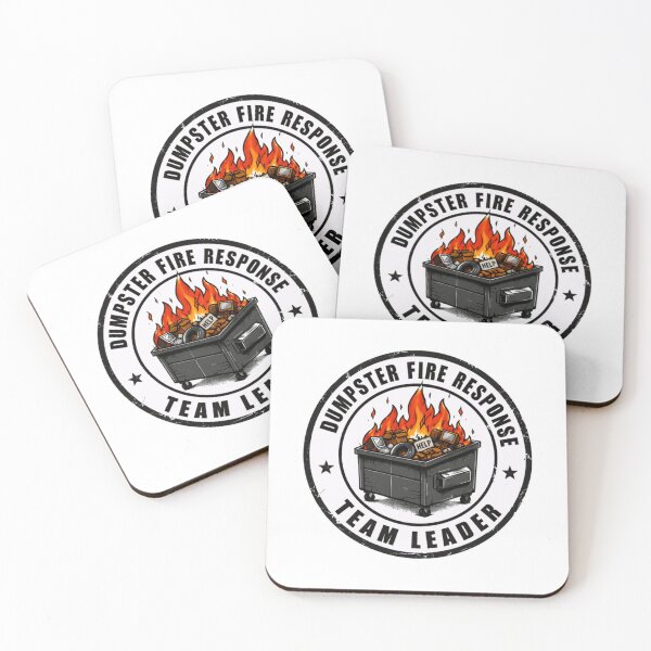 Item preview, Dumpster Fire Response Team Leader Workplace Manager Humor designed and sold by RetroMini2026.