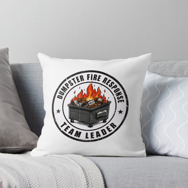Item preview, Dumpster Fire Response Team Leader Workplace Manager Humor designed and sold by RetroMini2026.