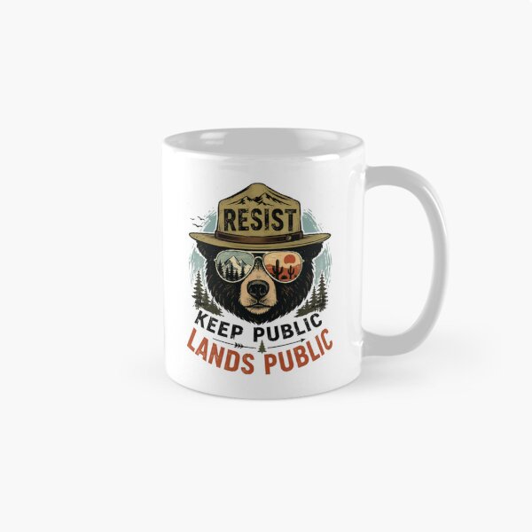 Item preview, Resist Keep Public Lands Public Conservationist Environmentalist Outdoor Lover designed and sold by SkeletonsDanger.