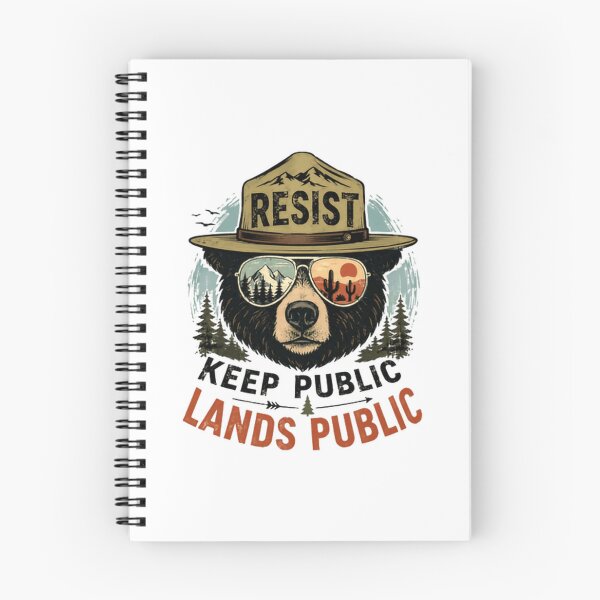 Item preview, Resist Keep Public Lands Public Conservationist Environmentalist Outdoor Lover designed and sold by SkeletonsDanger.
