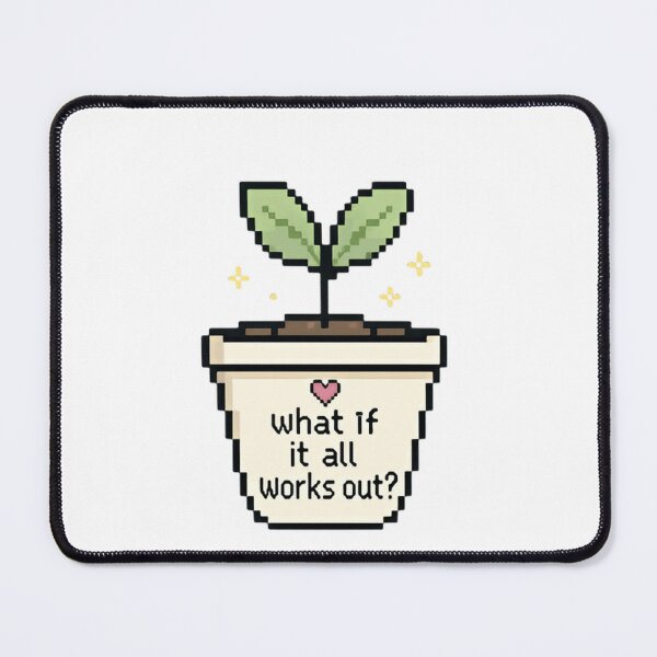 Item preview, What If It All Works Out? Positive Motivation Self Care Optimistic designed and sold by SkeletonsDanger.
