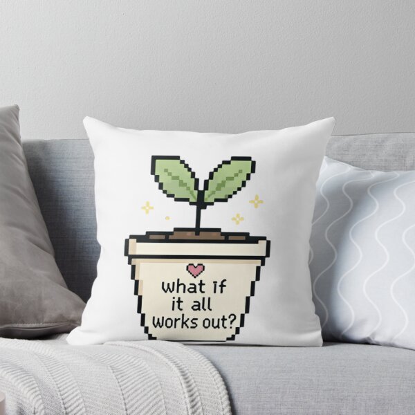 Item preview, What If It All Works Out? Positive Motivation Self Care Optimistic designed and sold by SkeletonsDanger.