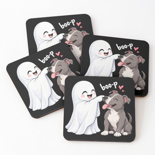 Item preview, Boo-P Ghost Booping Pitbull Cute Halloween Dog Shirt designed and sold by vinhle-olive.