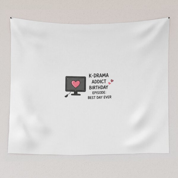 Item preview, K-Drama Birthday Shirt, Funny Korean Drama Lover Gift, K-Drama Addict Birthday Tee, Korean Culture Gift for Women designed and sold by SunAndJune.