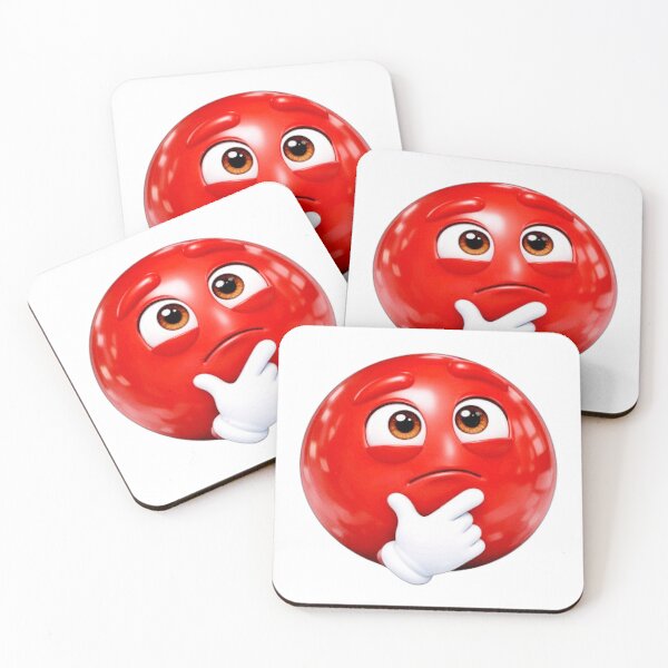 Artikelvorschau, Gedanke Nr. 2: Sammlung roter Emojis entworfen und verkauft von EscapeArtist13.
