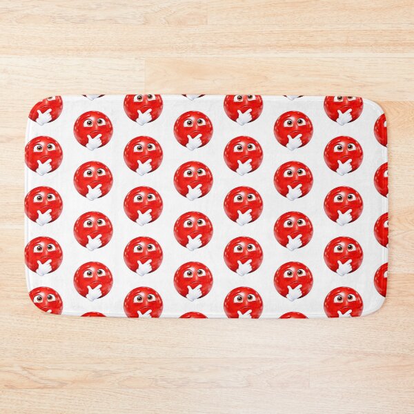 Item preview, Thinking #2: Red Emoji Collection  designed and sold by EscapeArtist13.