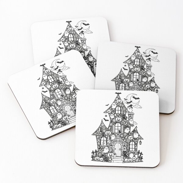 Item preview, HALLOWEEN DOODLE COLLECTION - HAUNTED HOUSE designed and sold by WheelieGdArt.