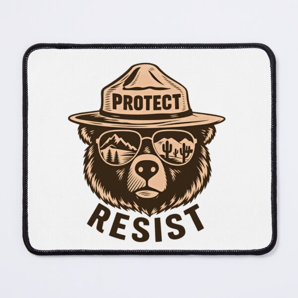 Item preview, Protect Resist Nature Lover Environmentalist Conservation Advocate designed and sold by SkeletonsDanger.