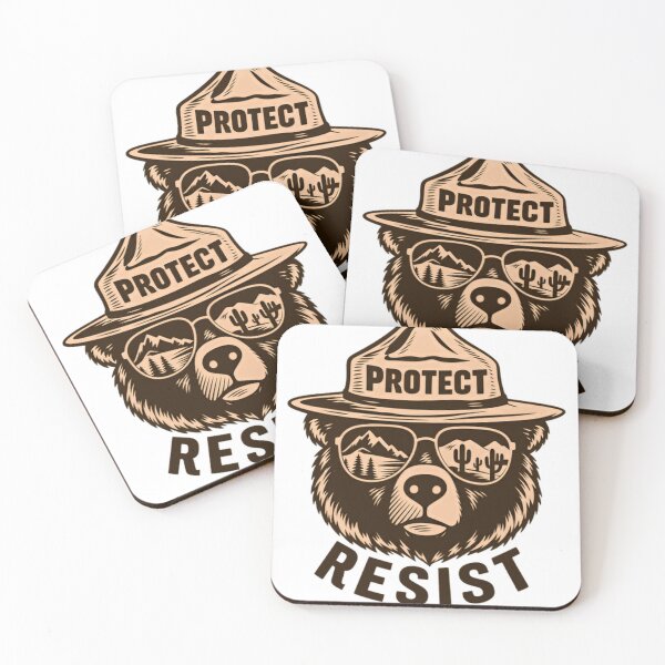 Item preview, Protect Resist Nature Lover Environmentalist Conservation Advocate designed and sold by SkeletonsDanger.