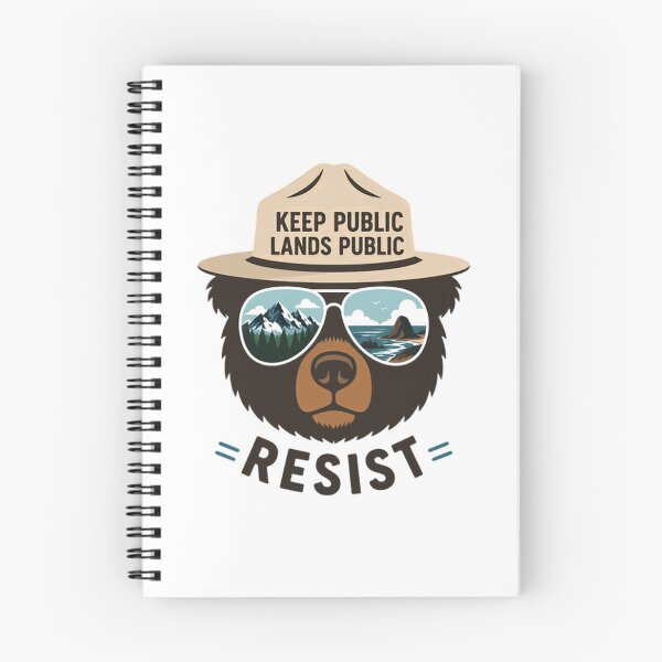 Item preview, Keep Public Lands Public Resist Environmental Activist Public Land Conservationist designed and sold by SkeletonsDanger.
