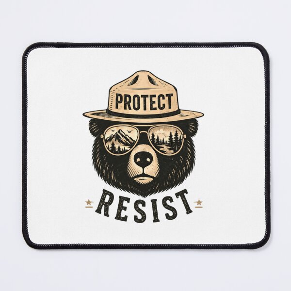 Item preview, Protect Resist Bear National Park Conservation Environmentalist designed and sold by SkeletonsDanger.