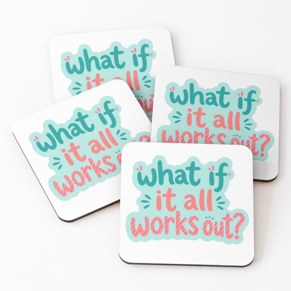 Item preview, What If It All Works Out? Positive Thinking Optimism Hope Motivation designed and sold by SkeletonsDanger.