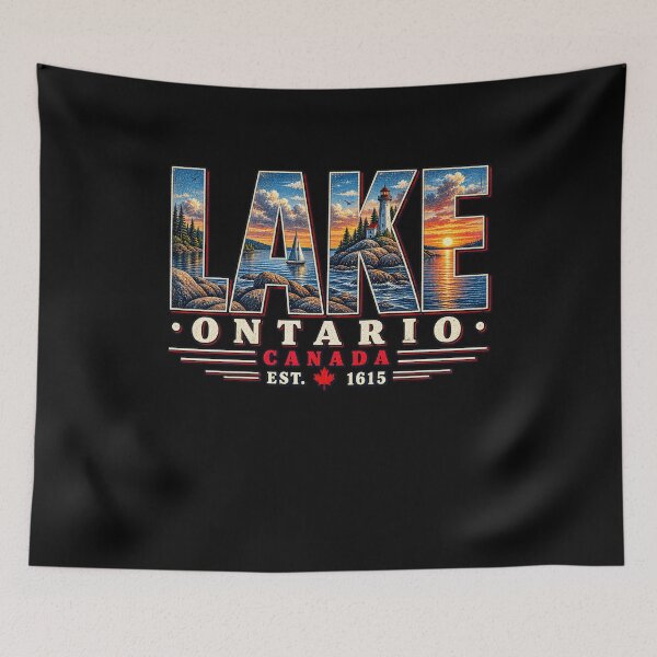 Item preview, Lake Ontario Canada Vintage EST 1615 Canadian Pride designed and sold by Jmiame12.