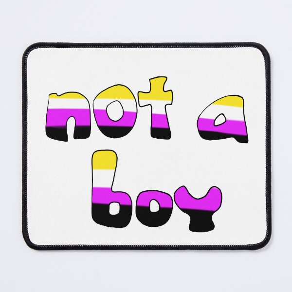 Item preview, Nonbinary not a boy designed and sold by filledesang.
