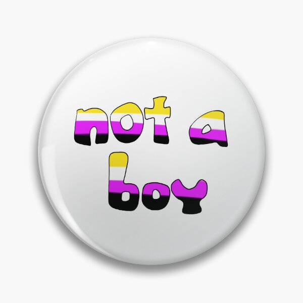 Item preview, Nonbinary not a boy designed and sold by filledesang.