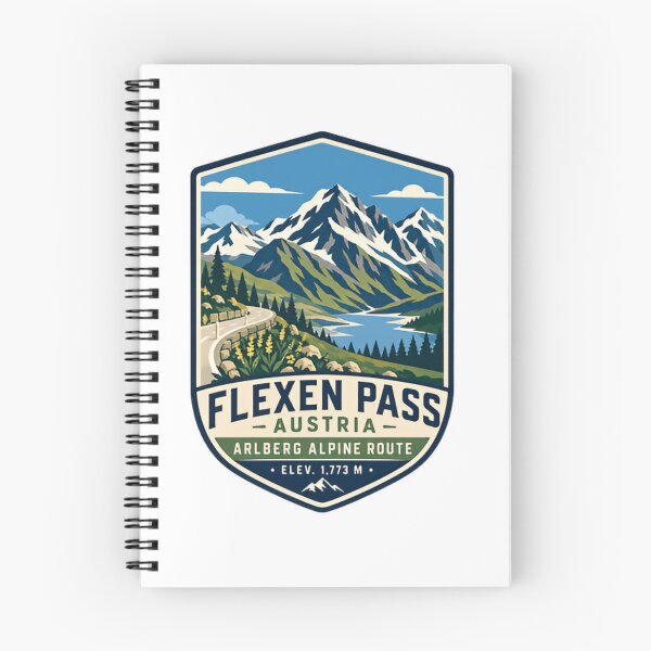 Item preview, Flexen Pass Austria Arlberg Alpine Route Mountain Travel Souvenir designed and sold by Simsimah26Parks.