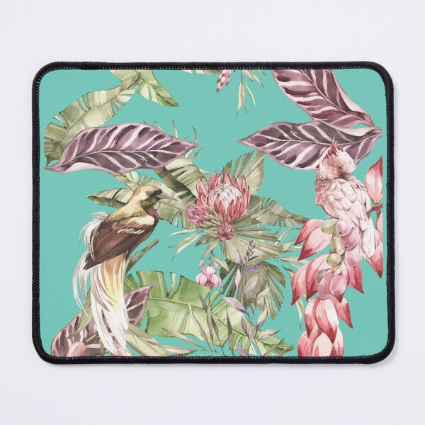Item preview, Vintage Design Of Tropical Leaves And Exotic Birds designed and sold by JonnaHurmerinta.