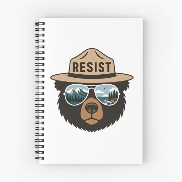 Item preview, Resist Environmental Activism Conservation Bear designed and sold by SkeletonsDanger.