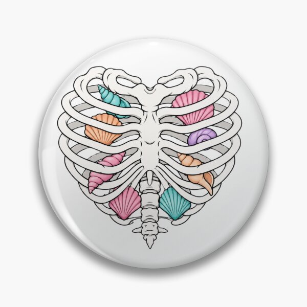 Item preview, Seashell Heart Skeleton designed and sold by wingoo22.