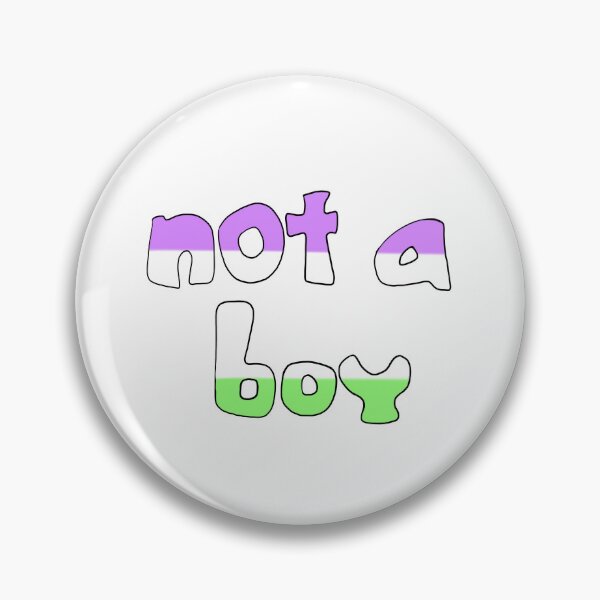 Item preview, Genderqueer not a boy designed and sold by filledesang.
