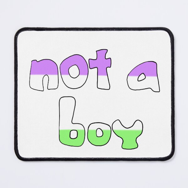 Item preview, Genderqueer not a boy designed and sold by filledesang.