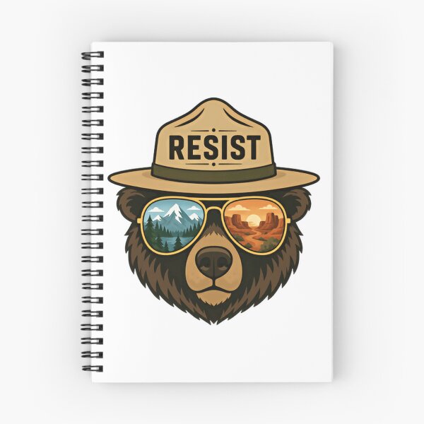 Item preview, Resist National Park Environmental Activist Conservation designed and sold by SkeletonsDanger.
