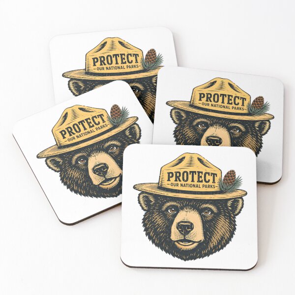 Item preview, Protect Our National Parks Conservation Nature Lover Outdoor Enthusiast designed and sold by SkeletonsDanger.