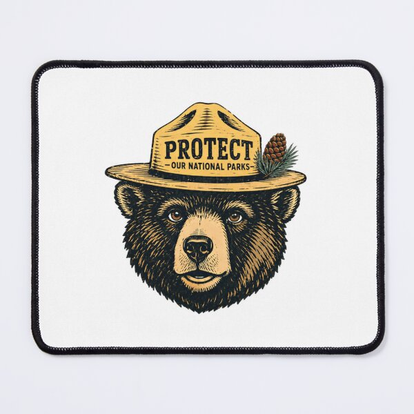 Item preview, Protect Our National Parks Conservation Nature Lover Outdoor Enthusiast designed and sold by SkeletonsDanger.