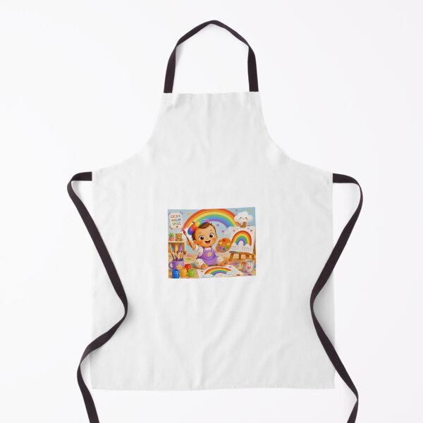 Item preview, A I BABY ARTIST WITH RAINBOWS designed and sold by DeniseFFulmer12.
